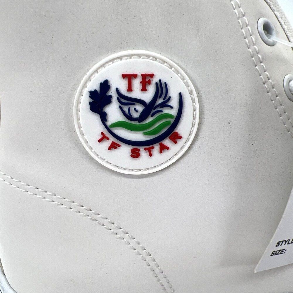 TF Star High Top Sneakers Womens Shoes Size 9 White TF19046 Fashion Lace Up New - Picture 6 of 10